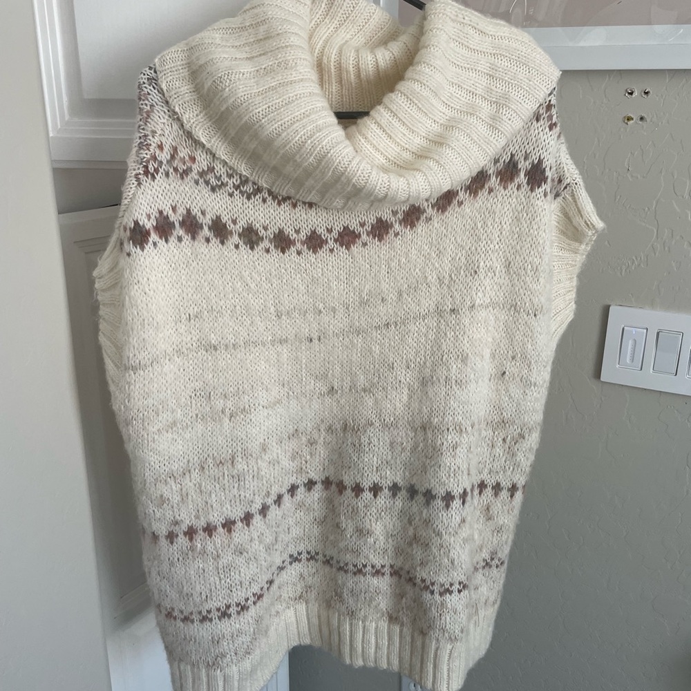 Free People Cowl Neck Sweater Vest